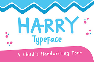 Harry Typeface - Handwriting Font