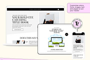 Minimal Aesthetic Landing Sales Page, a Wix Template by Template Twist Shop (Thumbnail 6 of 10)