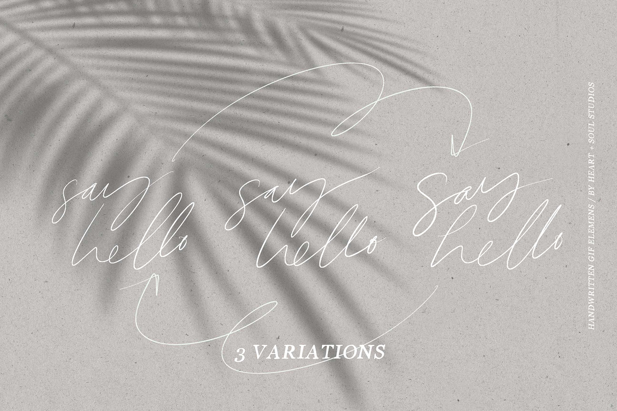 Handwritten GIF Blog+Social Elements, a Templates & Theme by Heart + Soul Studios (Photo 8 of 10)