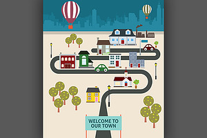 Our City (hot air balloon in the sky