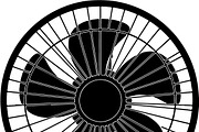 Retro Table Fan SVG Bundle, an Illustration by balal (Thumbnail 7 of 12)