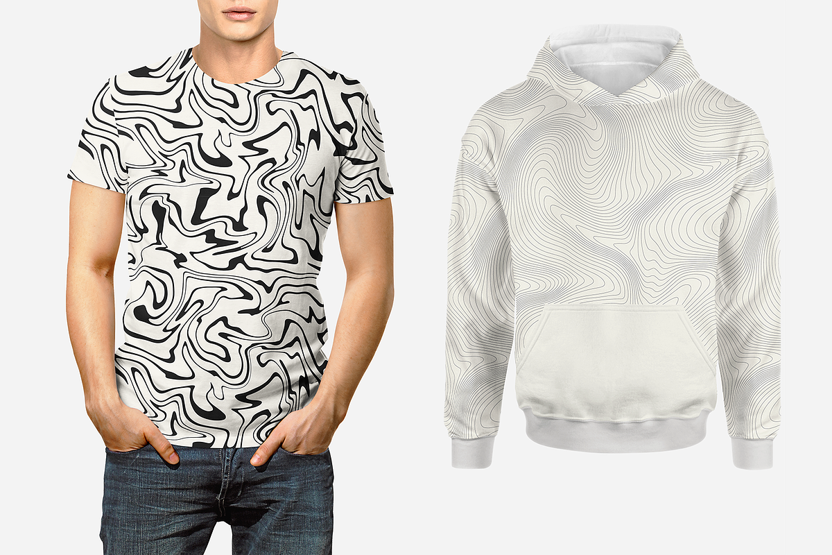 Wavy Seamless Patterns Collection, a Pattern Graphic by Curly_Pat (Photo 2 of 14)