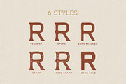 Rampart Display Typeface, a Serif Font by Rachel Kick (Thumbnail 11 of 12)