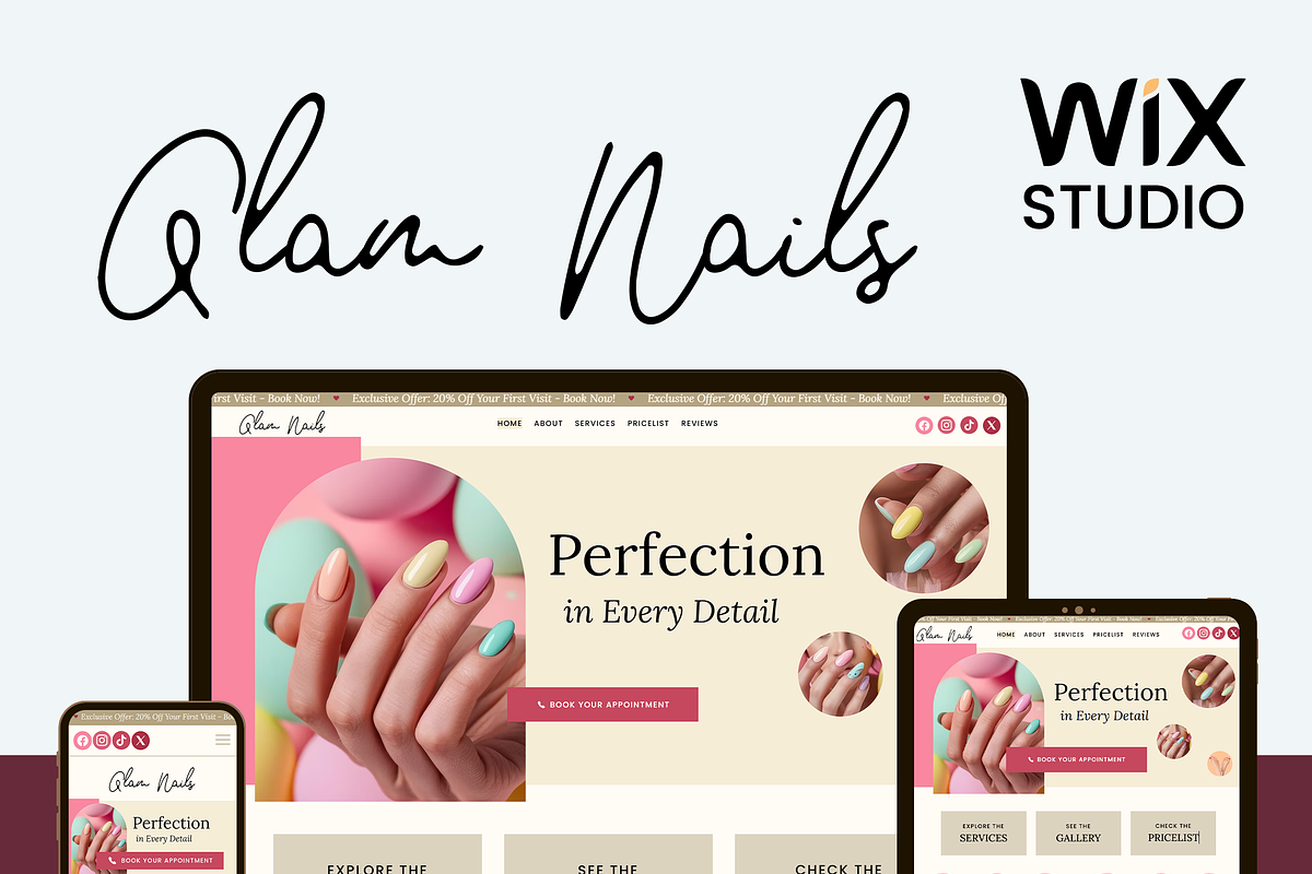Nail Studio - Website Studio Website preview 4