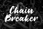 Chain Breaker, a Script Font by Uloel Design (Thumbnail 1 of 7)