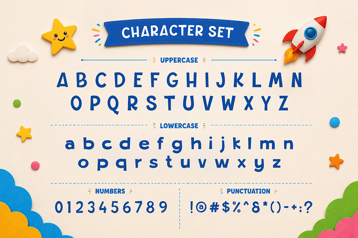 Crafta | Playful & Fun Font Family, a Sans Serif Font by Maenjari Std (Photo 2 of 10)