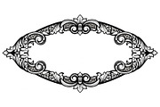 Vintage Ornament Frame Vector Bundle, an Illustration by Creativeshirt (Thumbnail 30 of 51)