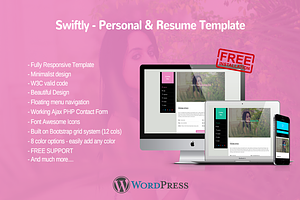 Swiftly - Personal Wordpress Theme