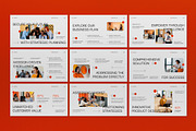 White Orange Business Plan PPT, a Presentation Template by graphicook (Thumbnail 2 of 5)