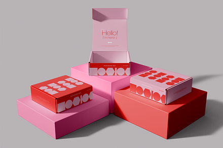 Stacked Boxes Mockup, a Packaging Mockup by Hubzway