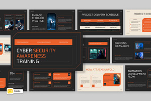 Cyber Security Awareness Training, a Presentation Template by Loin Studio