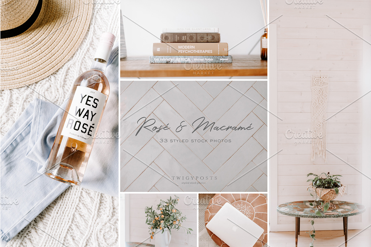 Rosé & Macramé - Styled Stock, a Social Media Template by JanaBishopCollection (Photo 3 of 6)
