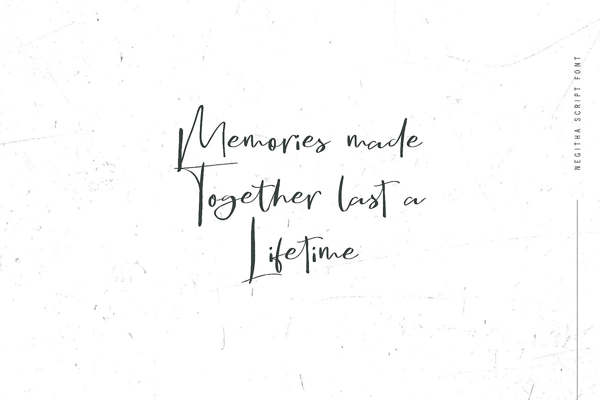 Negitha, a Script Font by Awanstudio (Photo 5 of 10)