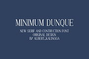 Minimum Dunque Font, a Serif Font by albert_kalingga (Thumbnail 2 of 5)
