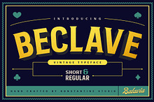 Beclave - Vintage Typeface