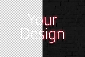 Neon Sign Text Effect