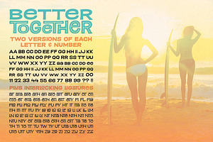 Paradise Point Expanded Surf Font