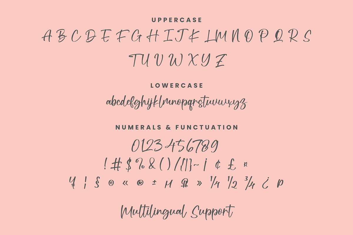 Fellicia Grace, a Handwritten Font by CreateBigSupply (Photo 6 of 9)