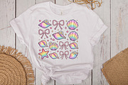 Cute Coquette Seashell Summer PNG, an Illustration by CraftArtStudio (Thumbnail 3 of 4)