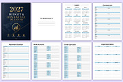 2027 Budget Planner | Finance, a Stationery Template by Mustafiz (Thumbnail 2 of 6)