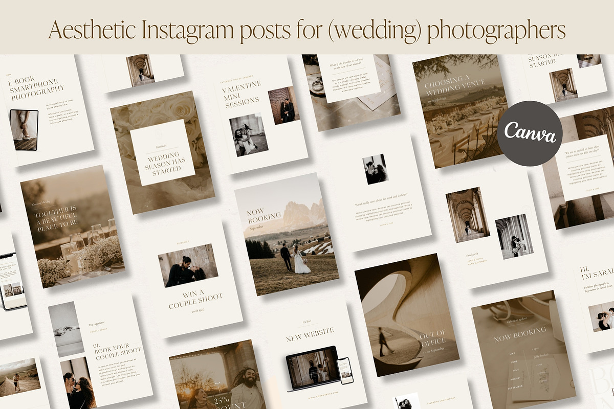 Elegant Photography Instagram Posts, a Social Media Template by Wonderlik Webdesign (Photo 1 of 11)