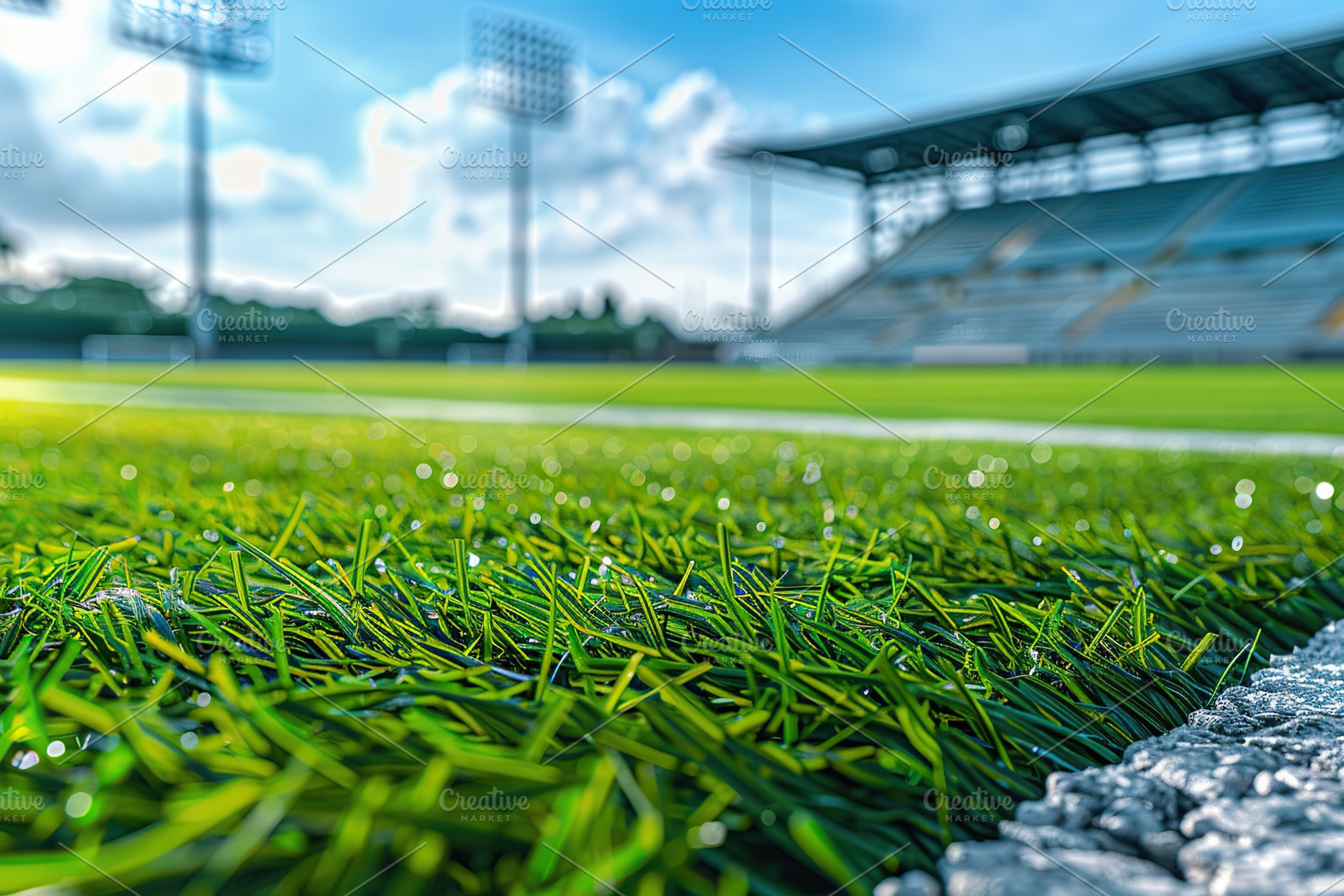 Empty football stadium, a Sports & Recreation Photo by AlyaAnd