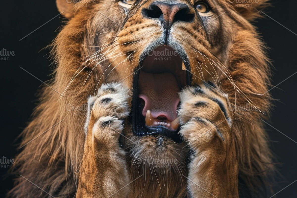 236 surprised animals, an Animal Photo by Handmadefont (Photo 89 of 241)