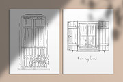 Windows & Doors. Vector set., an Object Illustration by iri-illustration (Thumbnail 2 of 8)