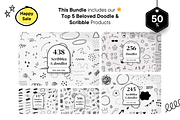 【50%】 BIG SALE Doodle BUNDLE, an Object Graphic by Pinkbrush (Thumbnail 2 of 8)