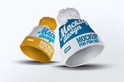 Pom Pom Hat Mock-Up, a Hat Mockup by DesignRushMarket (Thumbnail 3 of 5)
