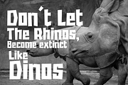 Rhino, a Sans Serif Font by almazstudio (Thumbnail 3 of 8)