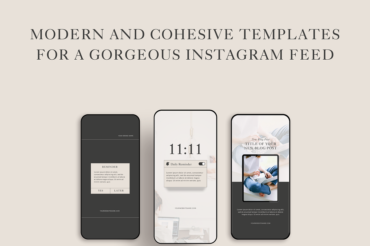 The Executive Coach Canva Templates, a Social Media Template by The Inspired Brand (Photo 3 of 5)