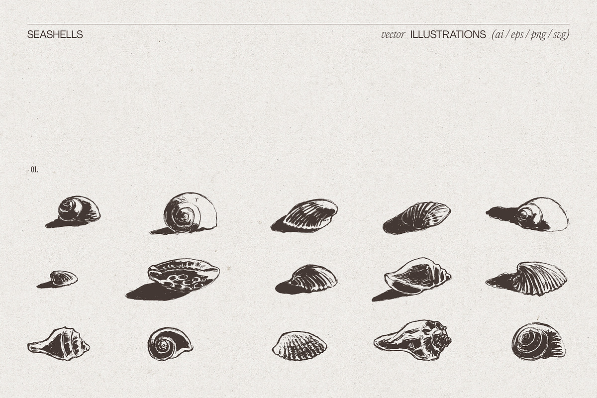 Summer Vacation Beach Collection, a Seasonal Illustration by TheMountBirdStudio (Photo 16 of 21)