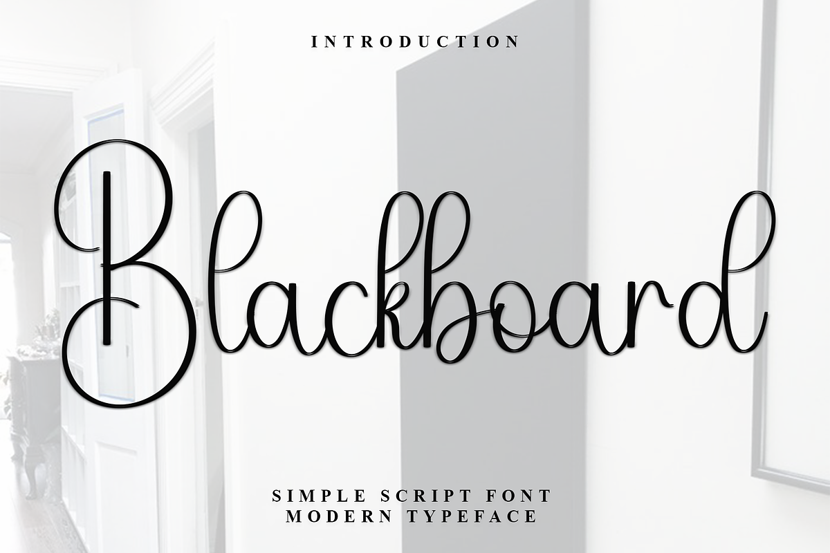 Blackboard, a Handwritten Font by FreshTypeINK (Photo 1 of 7)