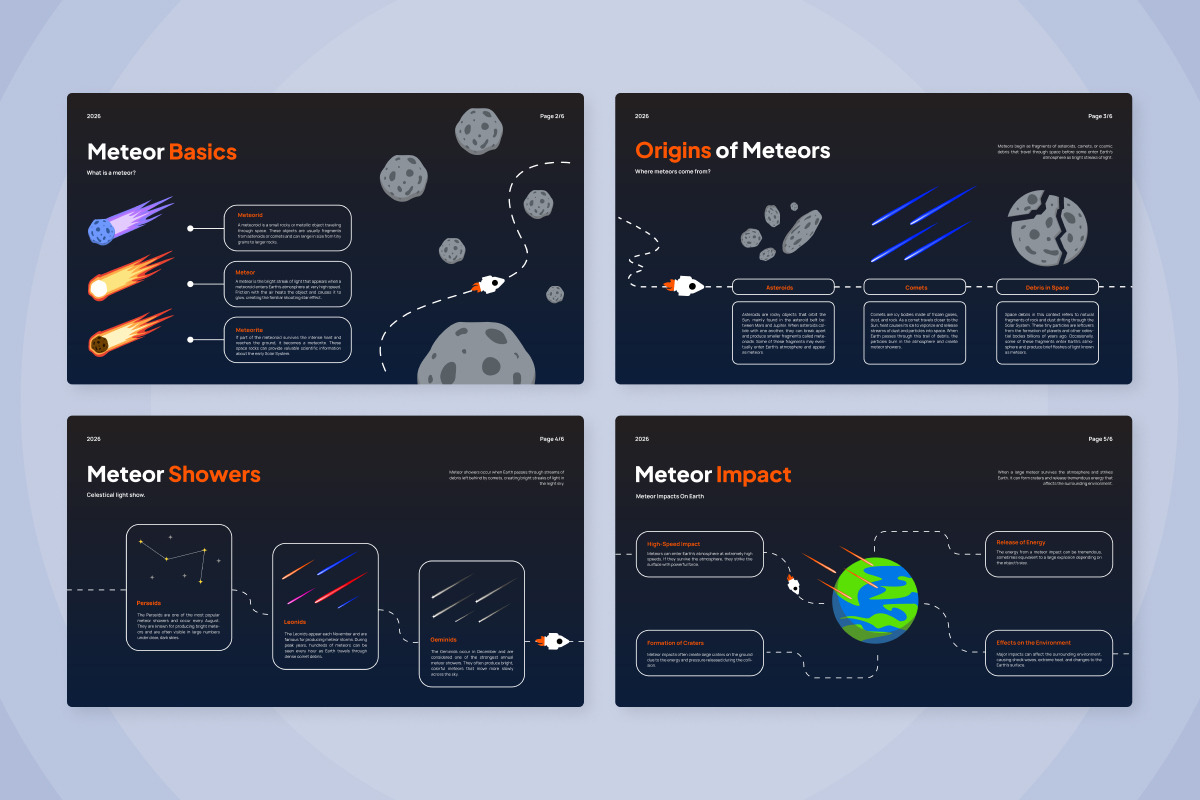 Space Objects Science Infographic V2, a Presentation Template by productype1 (Photo 5 of 5)