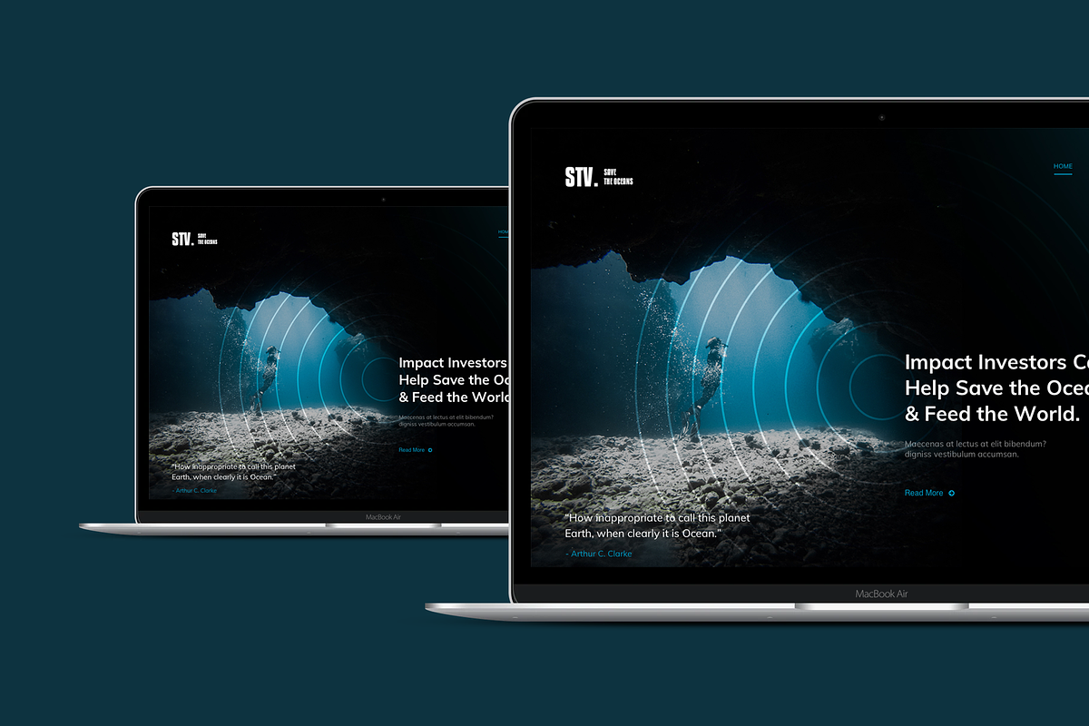Dark Design Website PSD, Sketch, XD, a Landing Page Template by TIB Digital (Photo 4 of 6)