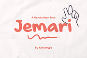 Jemari – Modern Playful Handwritten, a Handwritten Font by Kereatype (Thumbnail 1 of 12)