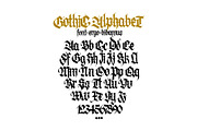 Gothic vector letters, an Object Graphic by GeekClick (Thumbnail 4 of 7)