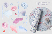 Ocean plants watercolor animals set, an Illustration by Kate Lanbina (Thumbnail 18 of 19)