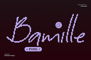 CS Bamille Pixel, a Handwritten Font by Craft Supply Co. (Thumbnail 1 of 8)