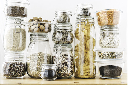Assortment of grain products and, a Food & Drink Photo by Enjoy Photo