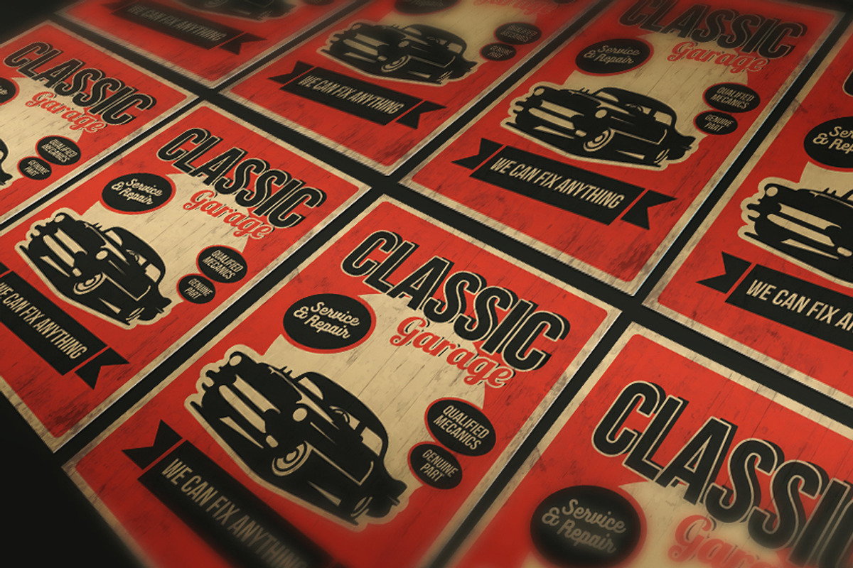 Classic Garage Service & Repair, a Flyer Template by Muhamad Iqbal hidayat (Photo 2 of 4)
