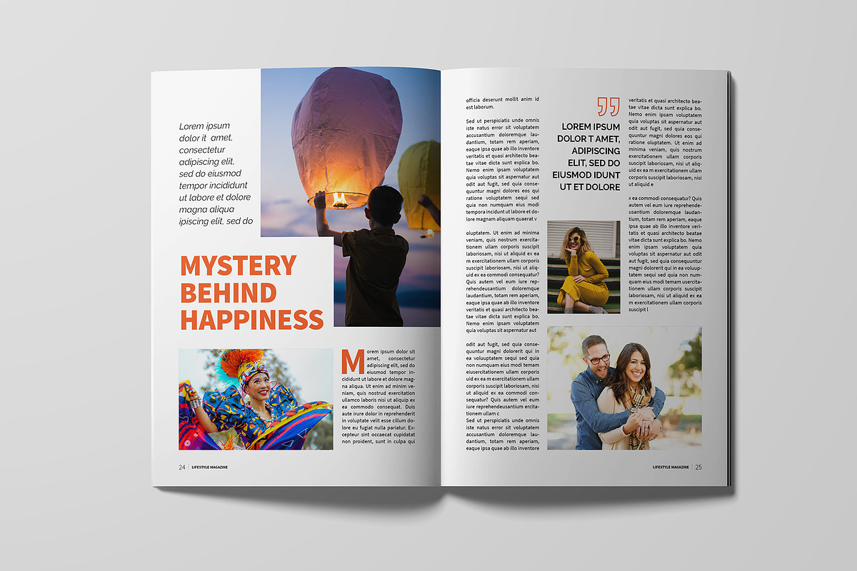 Lifestyle Magazine Template, a Magazine Template by xtratimebd (Photo 5 of 9)