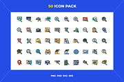 Search icons, an Outline Icon by Wencory (Thumbnail 1 of 2)