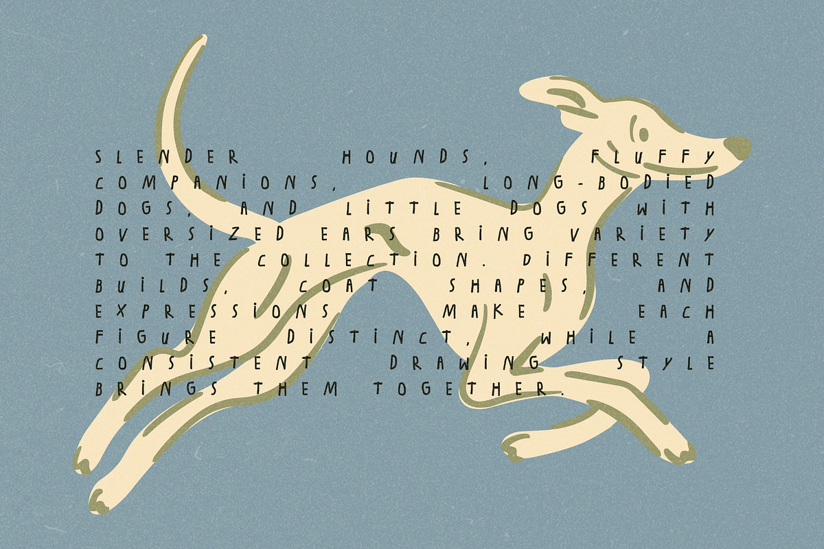 Dogs Being Dogs: 45 Illustrations, an Animal Illustration by Veyla (Photo 11 of 12)