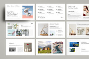 Photography Portfolio Presentation, a Presentation Template by MightyDesign (Thumbnail 1 of 8)