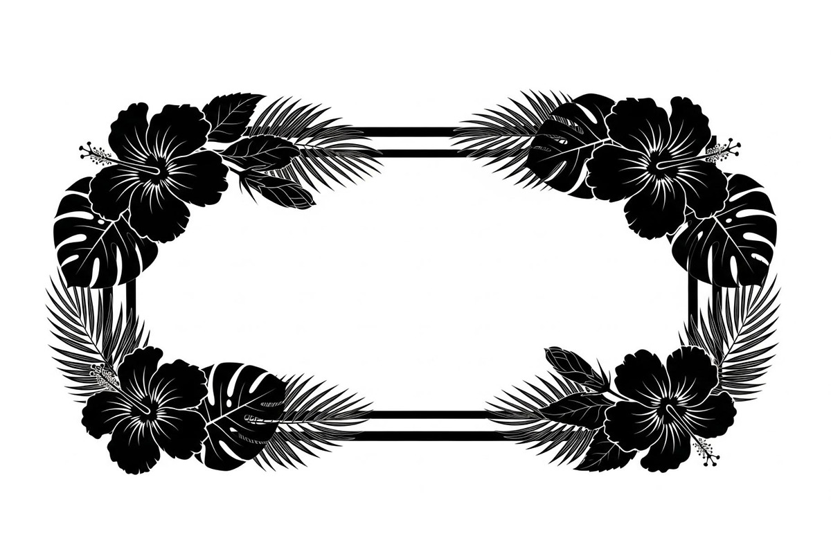 Floral Rectangle Frame SVG Bundle, an Illustration by jahid234 (Photo 18 of 31)