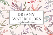 Watercolor flora. Dreamy collection, a Decorative Illustration by Bang Bang Bureau (Thumbnail 1 of 7)