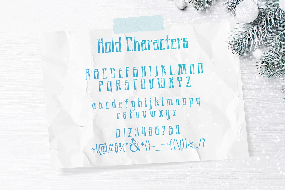 Mount and Snow Typeface, a Symbol Font by alit design (Photo 11 of 15)