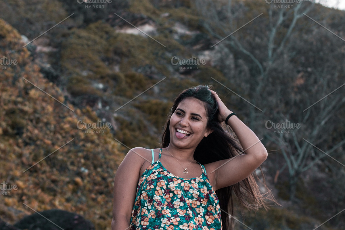 Carefree Woman on a Headland, a Beauty & Fashion Photo by Chris Joel Campbell (Photo 2 of 2)